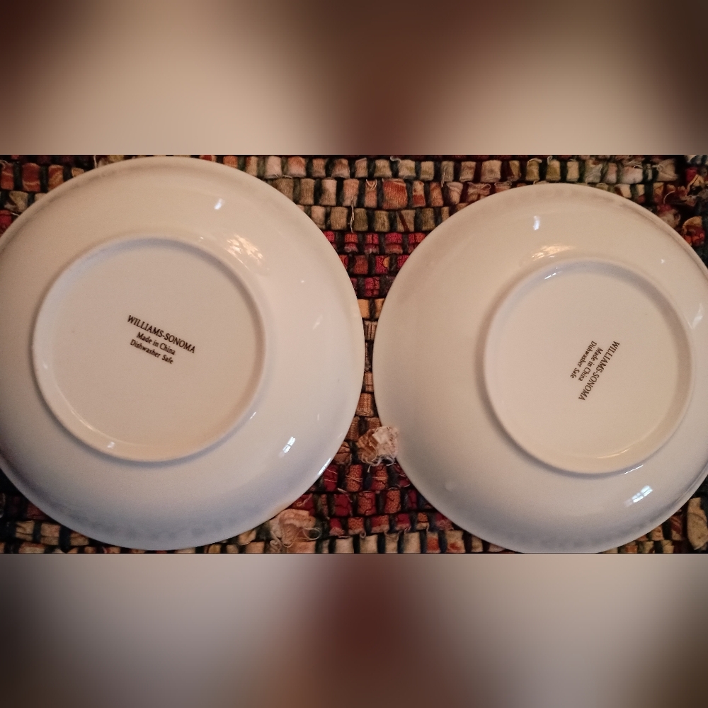 William Sonoma French Blue Floral Ceramic Mug and Plate Set - Picture 11 of 12